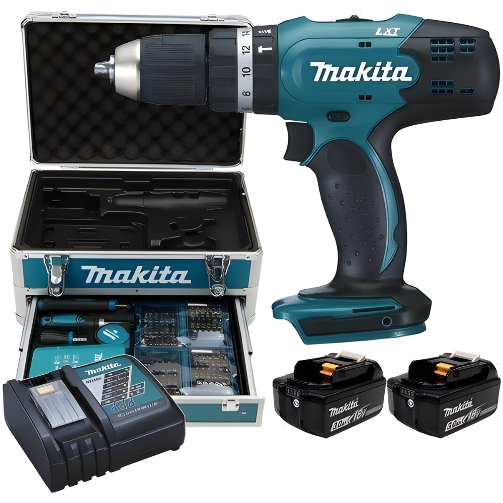 Makita DHP453RFX2 13 mm (1/2") 38 N·m Cordless Hammer Driver Drill 18V (LXT-Series