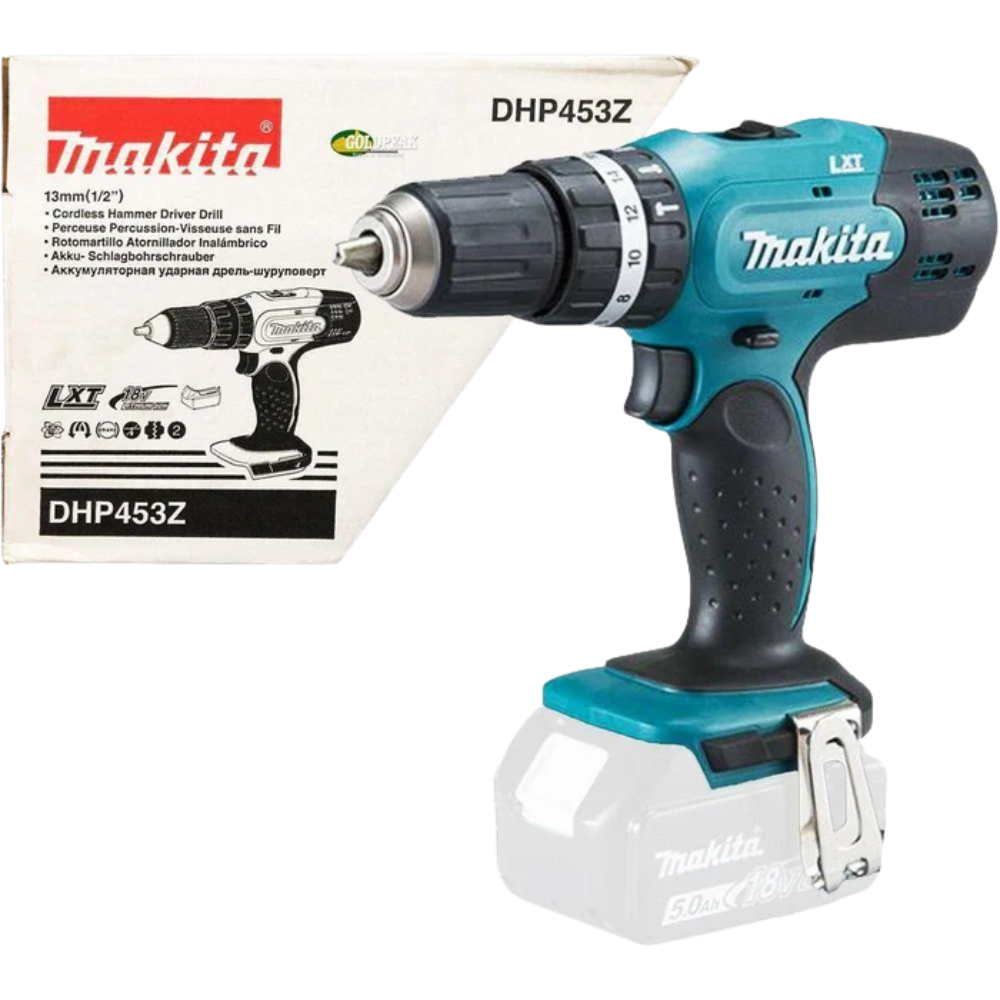 Makita DHP453Z 18V Cordless Hammer Driver Drill [LXT-Series] (Bare)
