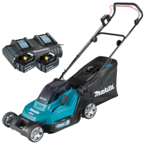 Makita 430mm (17″) 3-in-1 Cordless Lawn Mower 18V x2 (36V) LXT® Li-Ion [Kit] DLM432CT2