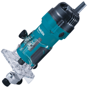 Makita 6/ 6.35 mm (-/ 1/4″) Fixed Base Trimmer 530W M3702B