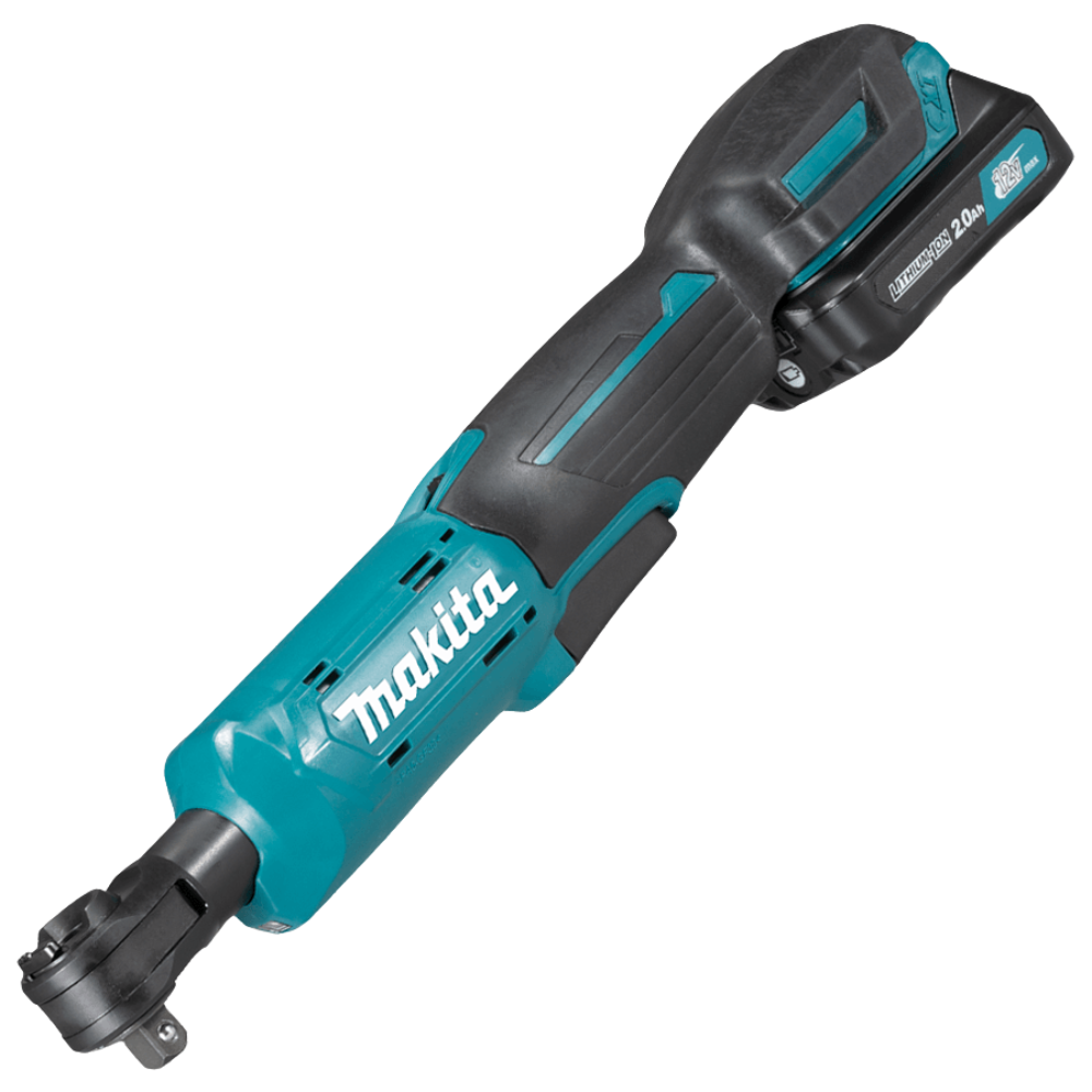 Makita 9.5/6.35mm (3/8″ / 1/4″) 47.5 N·m (420 in·lb) Cordless Ratchet Wrench 12Vmax CXT® Li-Ion [Kit] WR100DWYE