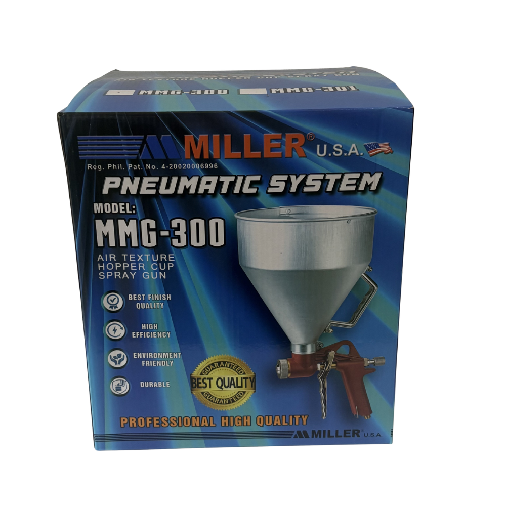 Miller Mortar Gun Air Texture Hopper Spray Gun MMG-300