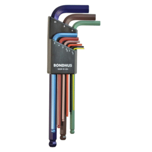 9pc. Bondhus 69499 Ballpoint Long Allen Wrench 1.5 to 10mm BLX9MCG Made in USA