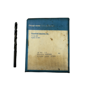Chicago Latrobe High Speed Steel Drill Bit in MM Made in USA