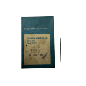 Chicago Latrobe High Speed Steel Drill Bit in Numbers Made in USA