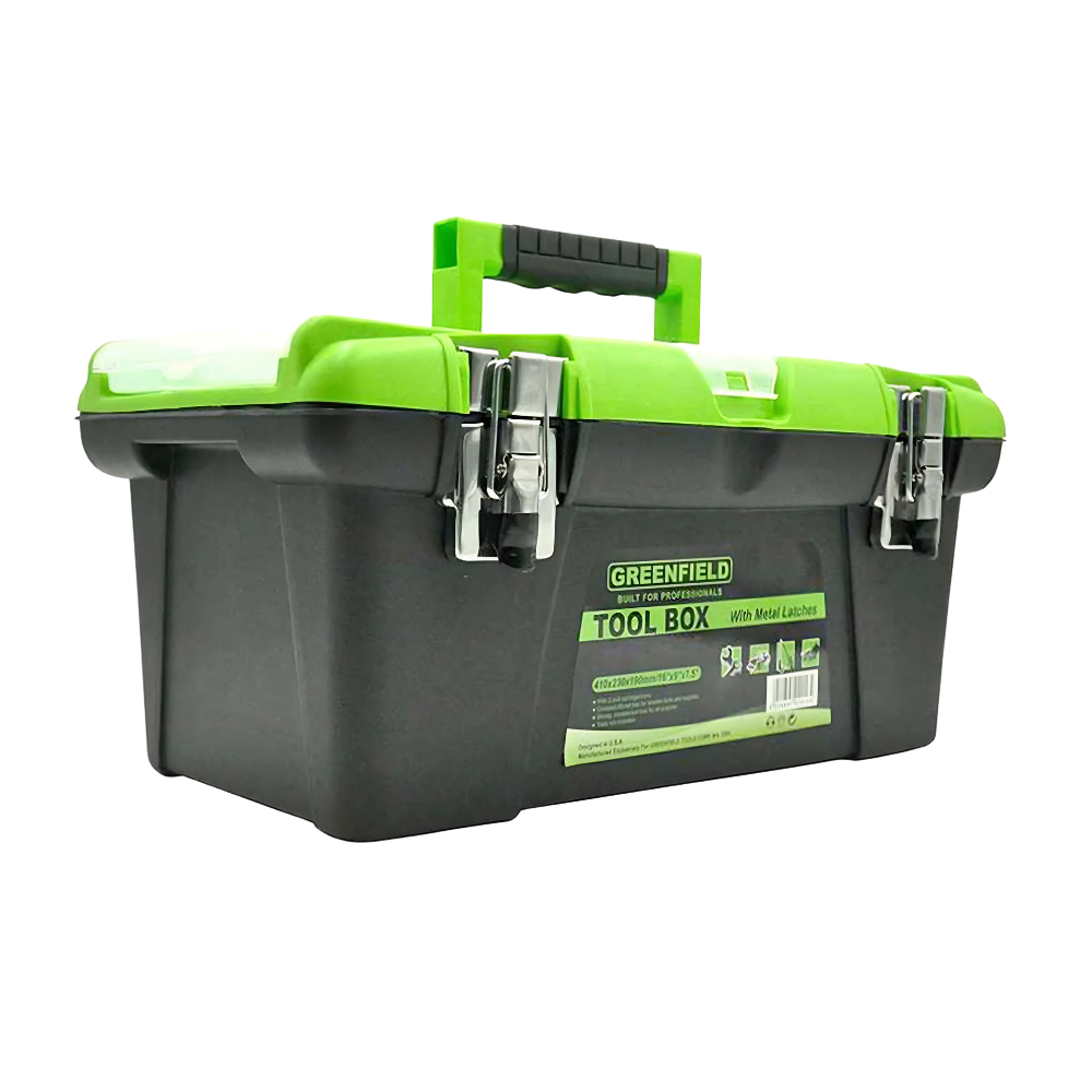 Greenfield GTB19 Tool Box 19" with Metal Latch