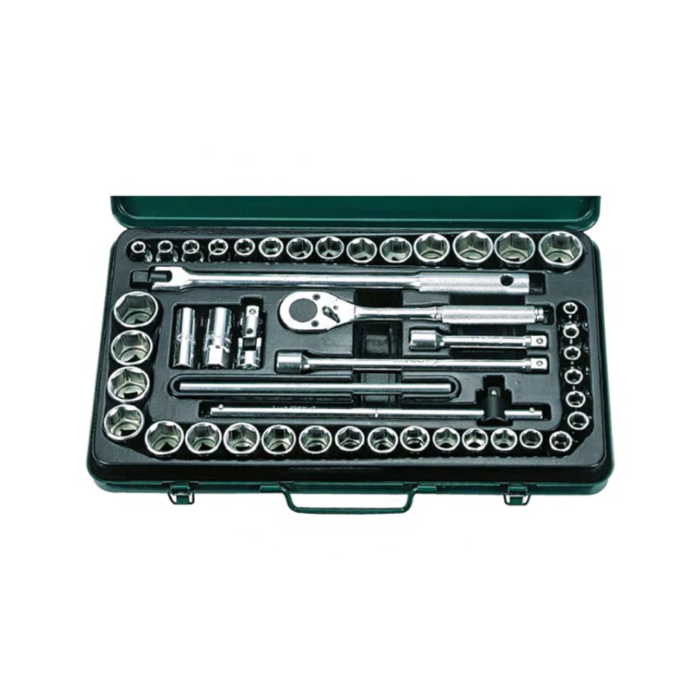 Hans Tools 4646-2MA 46pcs. 1/2"Dr. Socket Wrench Set Metric & SAE 12Pts.