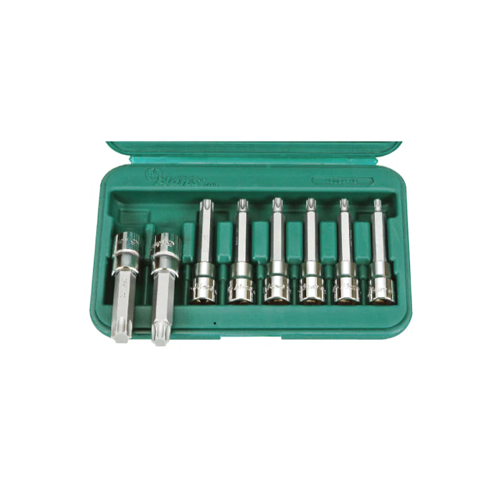Hans Tools 46024-49 1/2" Drive 9pcs. Star Bit Socket Set 100mmL