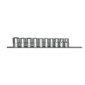 Hans Tools 46010M-2M1 1/2″ Drive 10pcs. Socket Wrench Set 12pts.