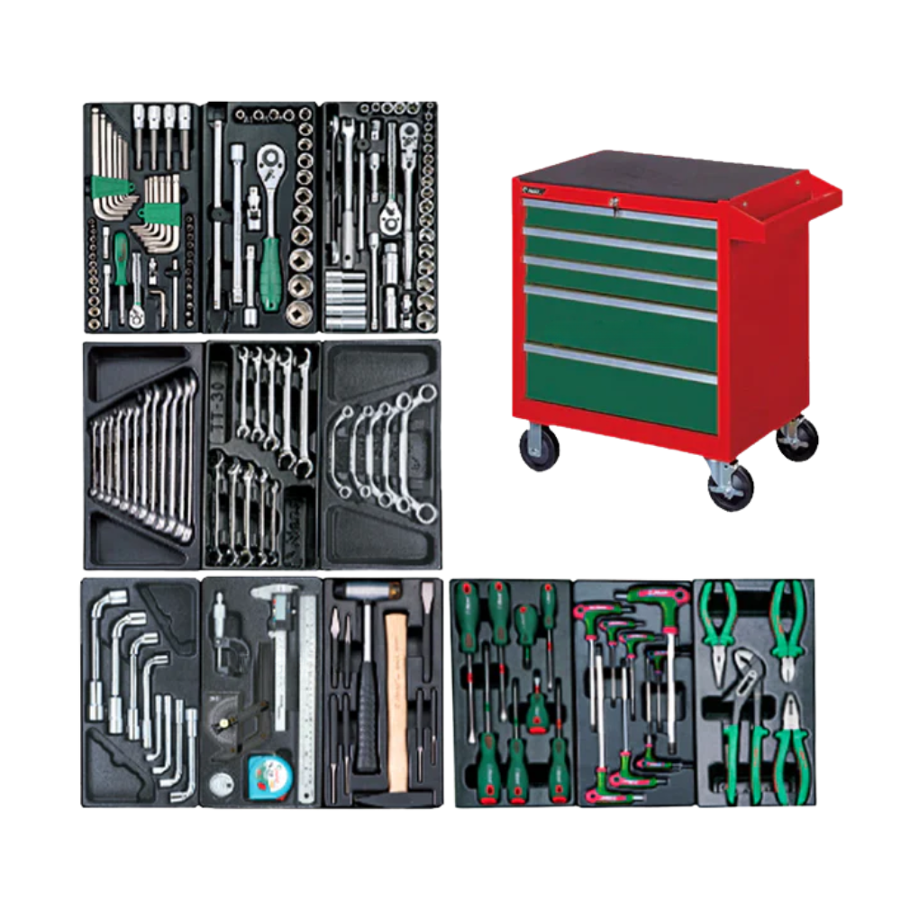 Hans Tools 178pcs. Tool Trolley Group Set ( GTT-178 + 9915 )