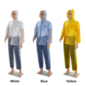 Hercules #2000 Transparent Rainsuit (Fixed Hood)
