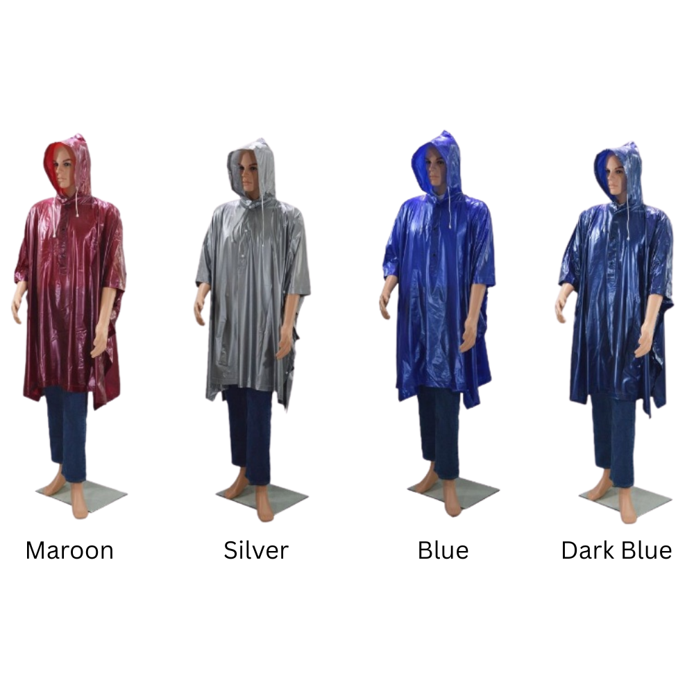 Hercules #2650 Unisex Basic Poncho sizes: M, L & XL