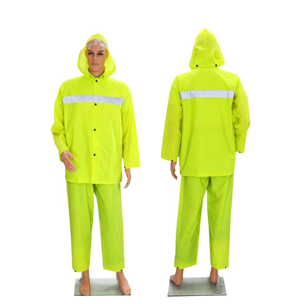Hercules #2900 Heavy Duty Rainsuit with Reflectors