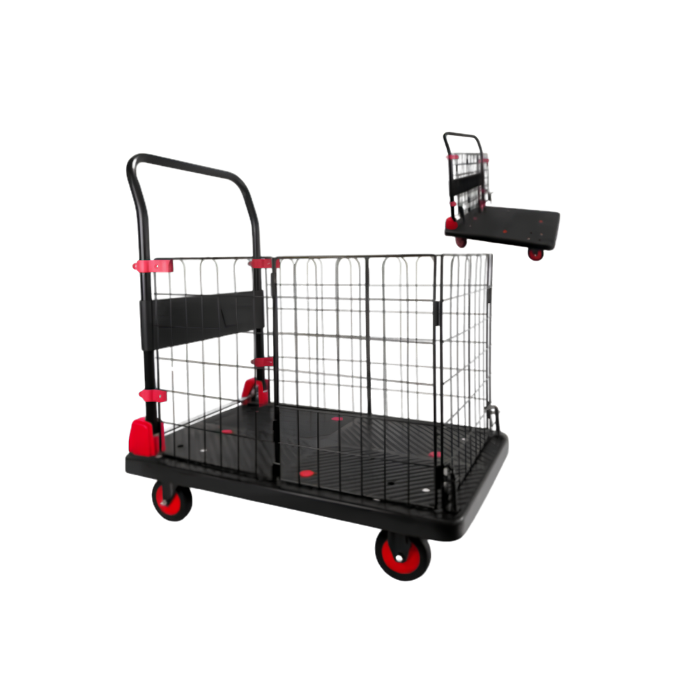 Homecare Platform Truck Cart with Cage