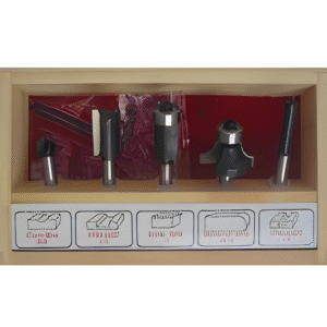 John Benzen 5pc. RouterBit Set 1/4" Shank