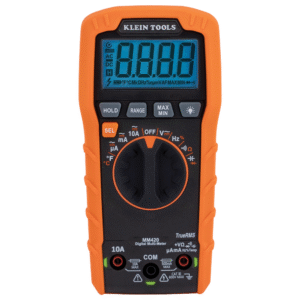 Klein Tool Digital Multimeter, Auto-Ranging, 600V MM420