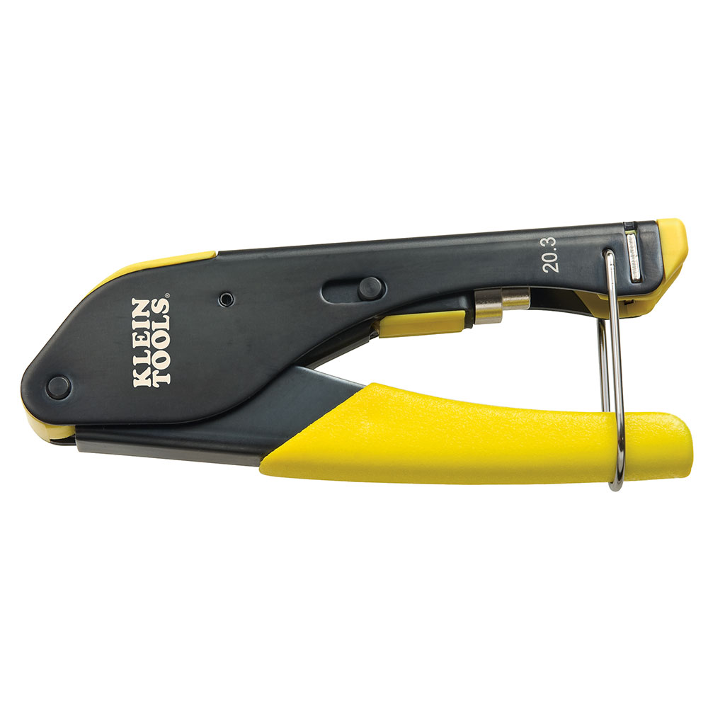 Klein Tool Compact Compression Crimper, F-Connector VDV212-008