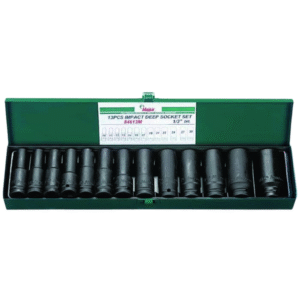 Hans Tools 1/2" Drive 13pcs Impact Deep Socket Set (mm & inches)