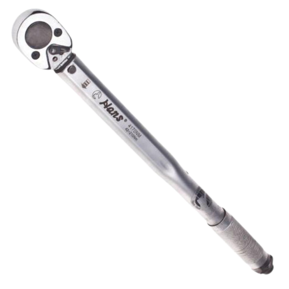Hans 4170NM Click Torque Wrench 1/2" Drive x 42-210 Nm 18"