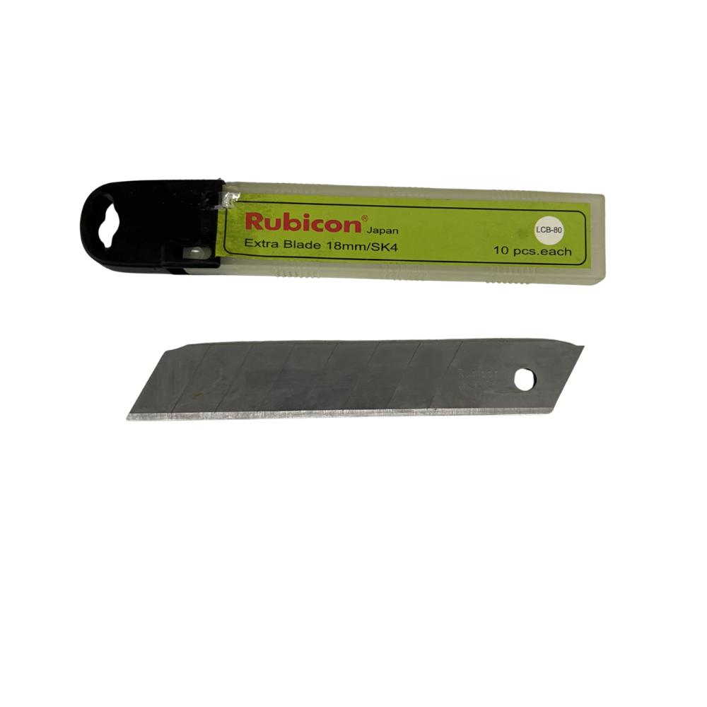 Rubicon 10pc. Blade Refill 18mm LCB-80