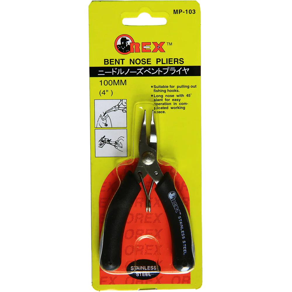 Orex MP-103 Mini Bent Nose Plier 4"