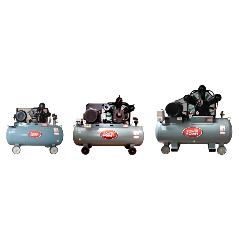 Power Craft Belt Driven Horizontal Type Air Compressor