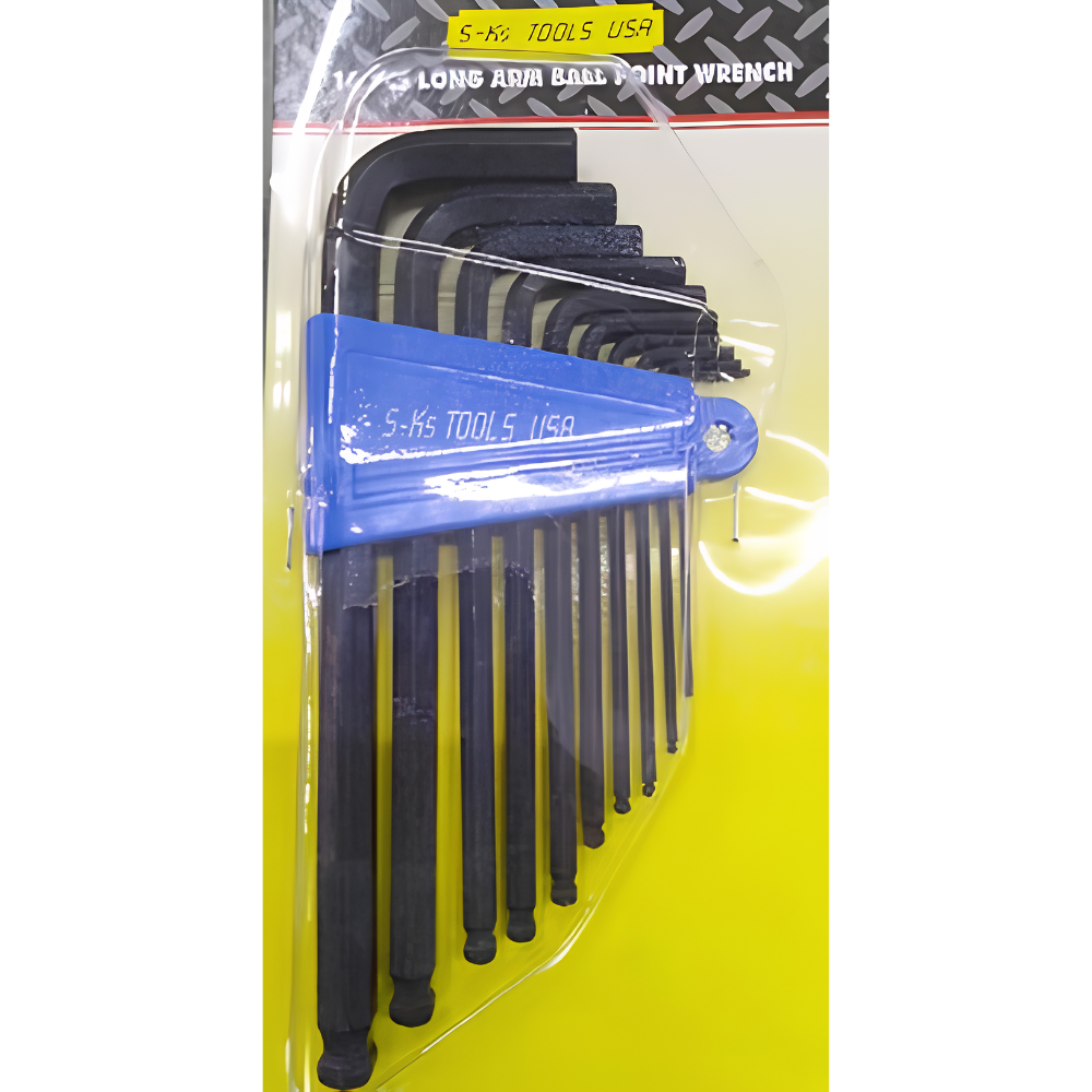 SKS 10pcs Long Arm Ball Point Wrench Set