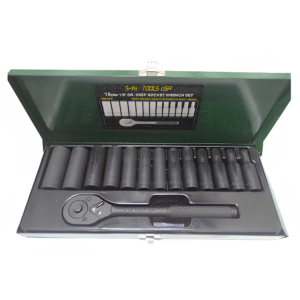 SKS 15pcs. 1/2" Drive Impact Deep Socket Set