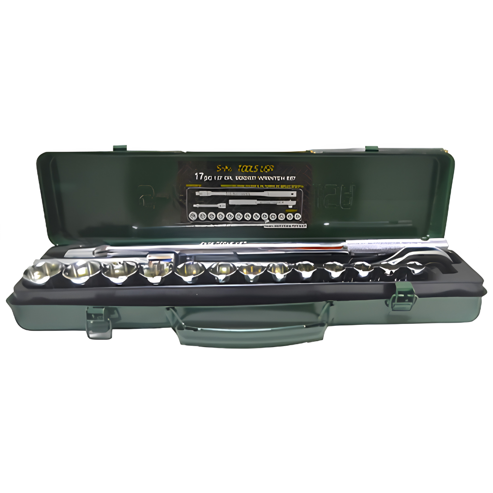 SKS 17pcs. 1/2" Dr. 8mm-24mm Socket Wrench Set