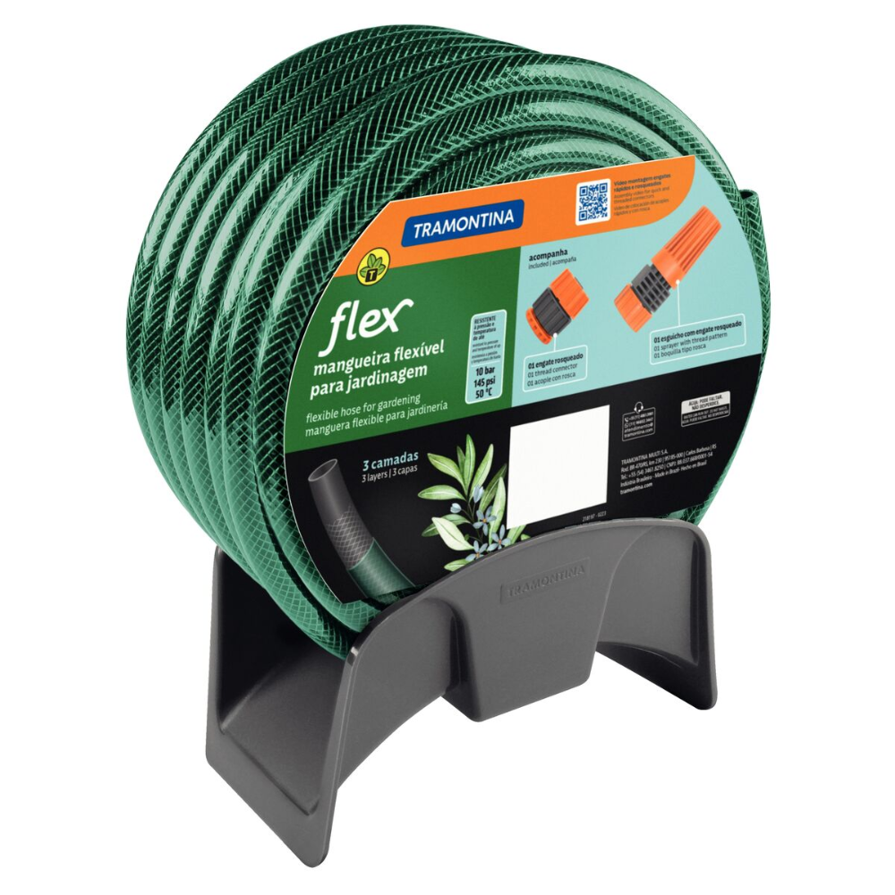 Tramontina 6pcs Braided Garden Hose Set