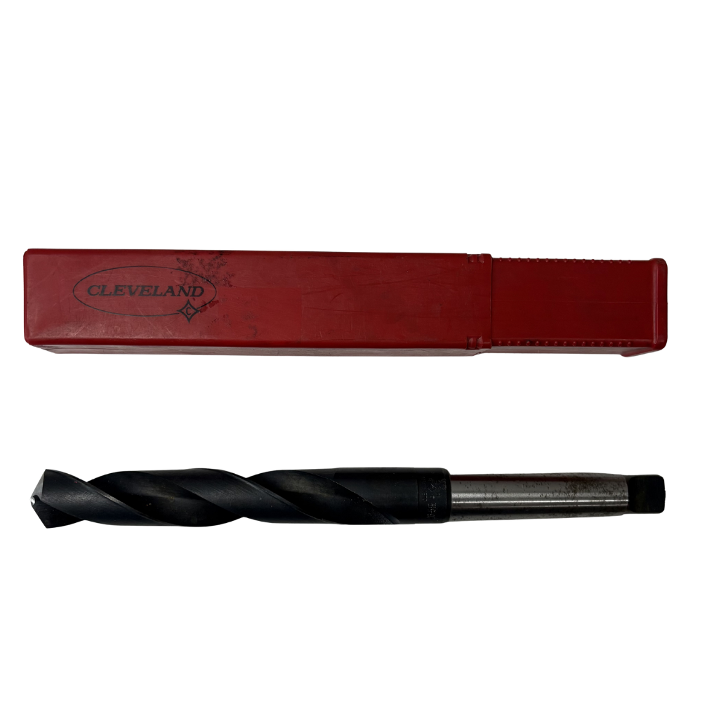 Cleveland HSS Tapered Shank Black Oxide Drill Bit 45mm