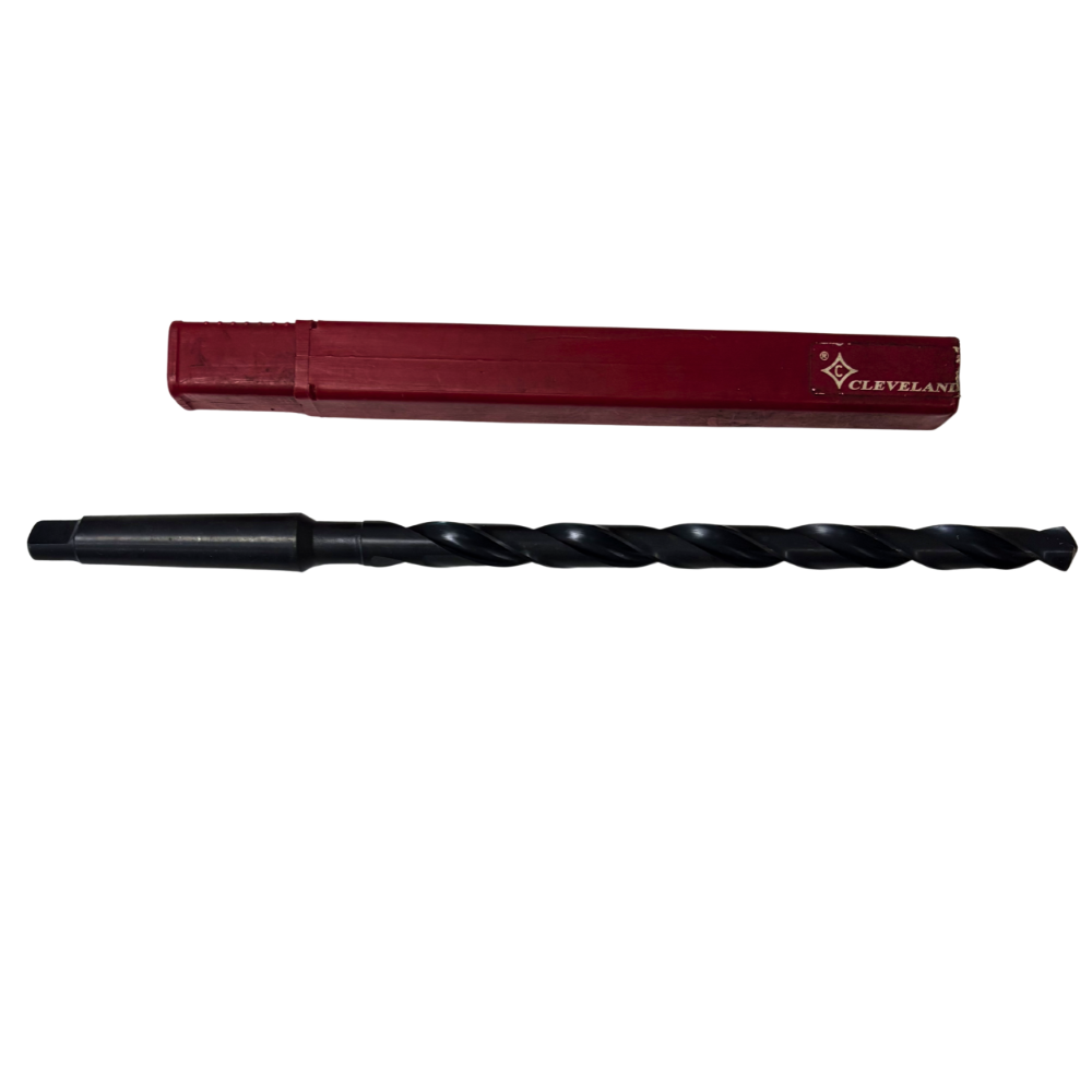 Cleveland HSS Tapered Shank Extra Long Black Oxide Drill Bit 9/16"
