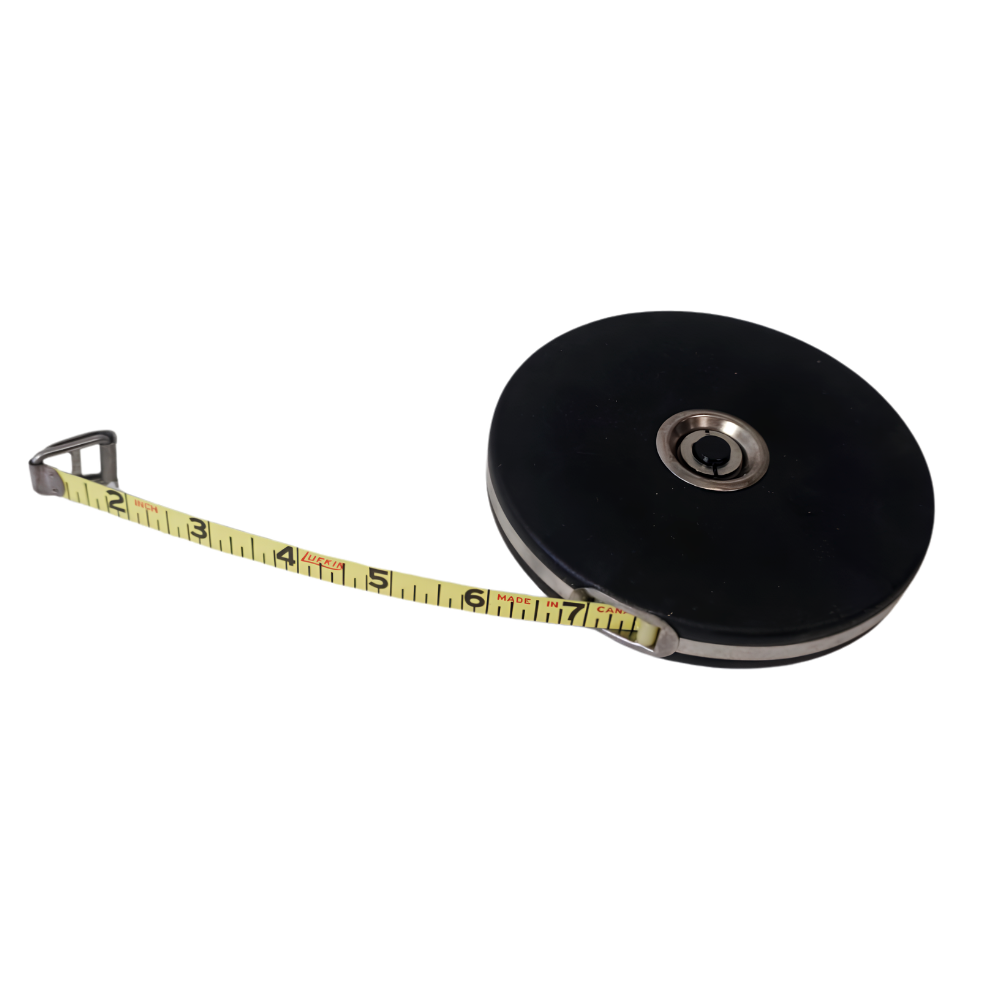 Lufkin BANNER Open Reel Fiberglass Tape Measure 30m/100' HY230CME Made in Canada