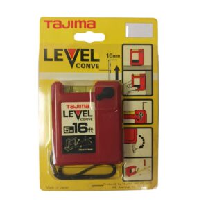 Tajima Level Conve Tape Measure with Level 5m/16ft Made in Japan